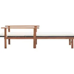 vidaXL - Zonnebed - Zwart - Poly rattan