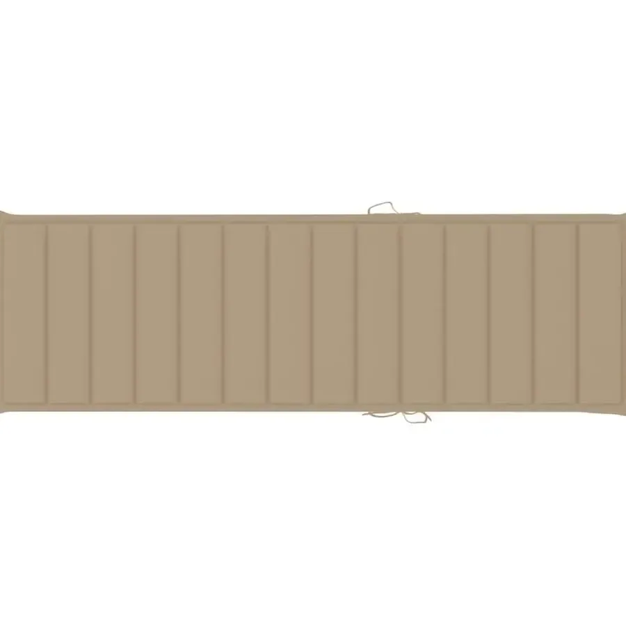 Ligbedden-vidaXL - Zonnestoel - Beige - Grenenhout