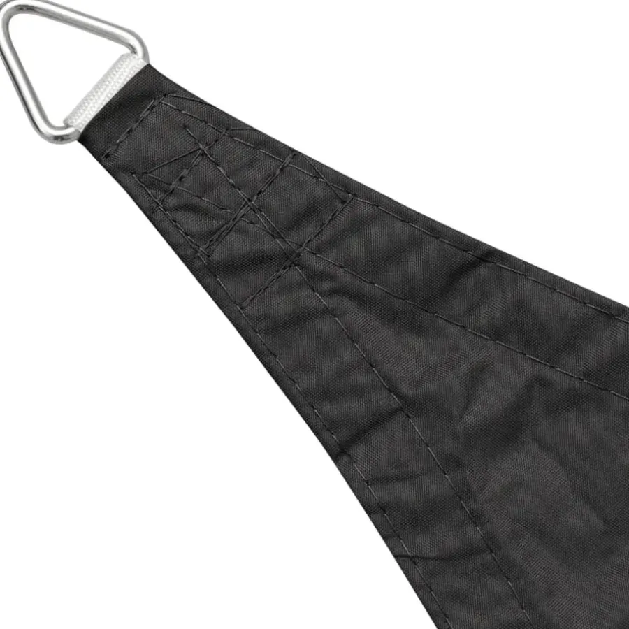 vidaXL - Zonnezeil - Antraciet - 3.6 x 3.6 x 3.6 m