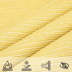 Schaduwdoeken-vidaXL - Zonnezeil - Beige - 3.6 x 3.6 m