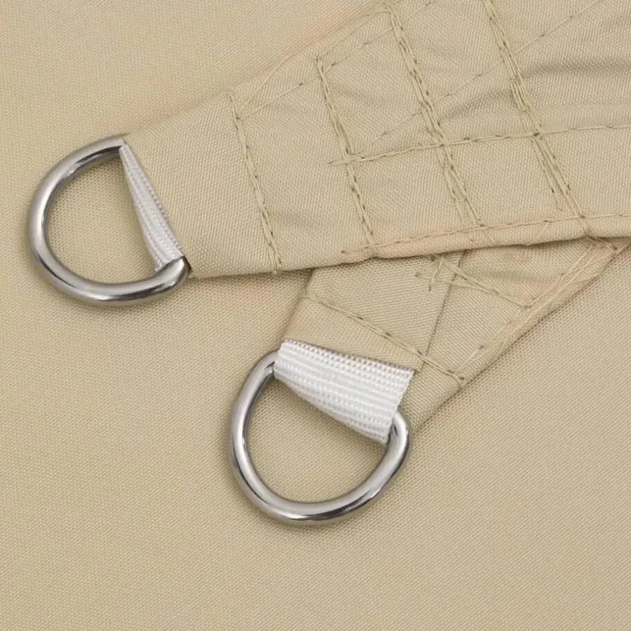 vidaXL - Zonnezeil - Beige - 3.5 x 3.5 x 4.9 m