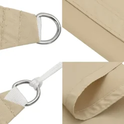 Schaduwdoeken-vidaXL - Zonnezeil - Beige - 4 x 6 m