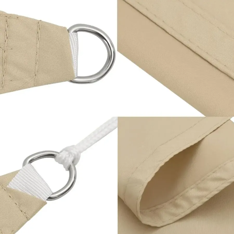 Schaduwdoeken-vidaXL - Zonnezeil - Beige - 3.6 x 3.6 m