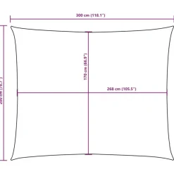 vidaXL - Zonnezeil - Taupe - 2 x 3 m