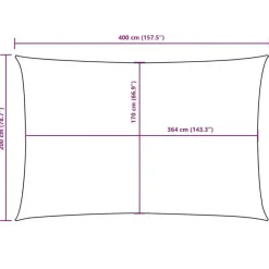 Schaduwdoeken-vidaXL - Zonnezeil - Taupe - 2 x 4 m