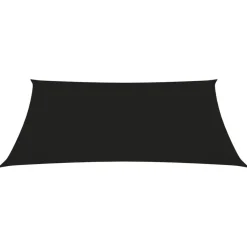 vidaXL - Zonnezeil - Zwart - 3/4 x 3 m