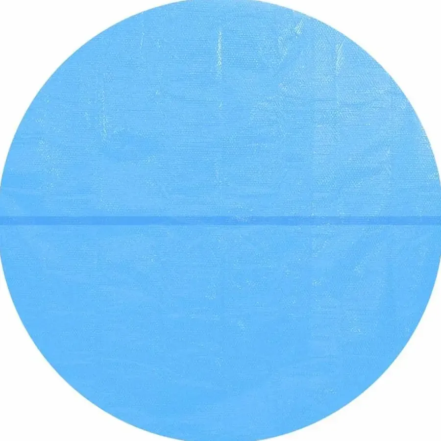 vidaXL - Zwembadzeil - Blauw - Kunststof