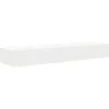 Tv Meubels-vidaXL - Zwevend LED TV-meubel met lade - Wit - Hout - 60x35x15.5 cm - 2 stuks