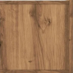 Tv Meubels-vidaXL - Zwevend TV-meubel met 2 deuren - Artisan eiken - Hout - 120x30x30 cm