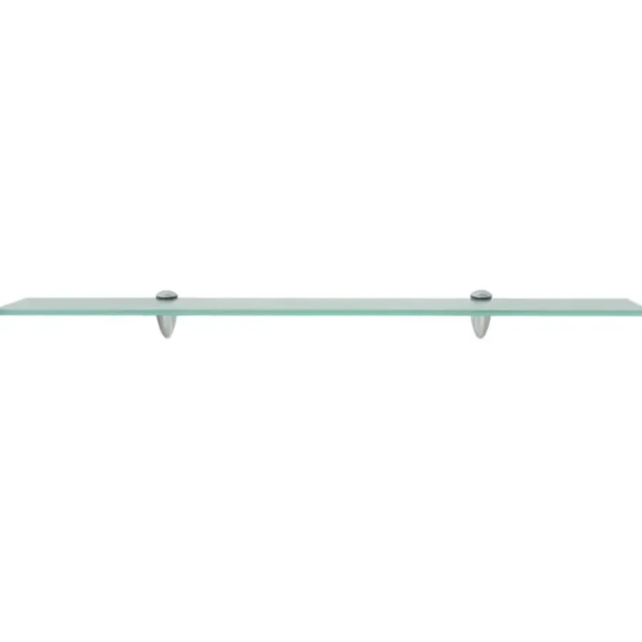 vidaXL - Zwevende Plank - Transparent - Glas - 80 x 20 cm