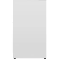 Wastafelkasten-vidaXL Badkamerkast 60x33x61 cm spaanplaat hoogglans wit
