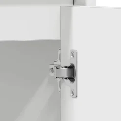 Wastafelkasten-vidaXL Badkamerkast 60x33x61 cm spaanplaat wit