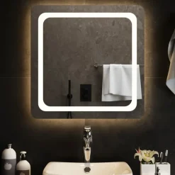 Spiegelkasten-vidaXL Badkamerspiegel LED 60x60 cm