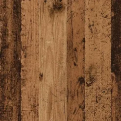 vidaXL Bijzettafel met opbergruimte - Oud hout - Bewerkt hout - 50x26x50 cm