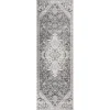 vidaXL Buitenkleed platgeweven 80x250 cm lichtgrijs