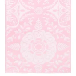 vidaXL Buitenkleed 80x150 cm PP roze