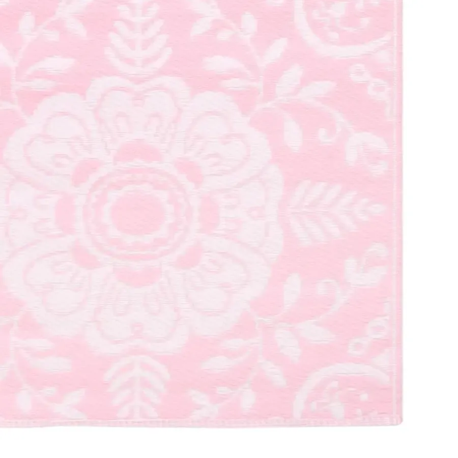 vidaXL Buitenkleed 80x150 cm PP roze