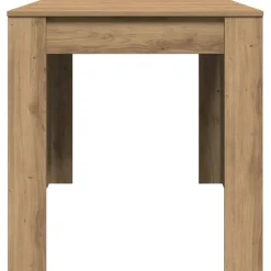 vidaXL Eettafel - Artisanaal eiken - Bewerkt hout - 140x74.5x76 cm