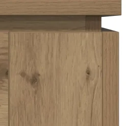 Rechthoekige Eettafels-vidaXL Eettafel - Rechthoekige tafel - Artisanaal eiken - Hout - 120x60x76 cm