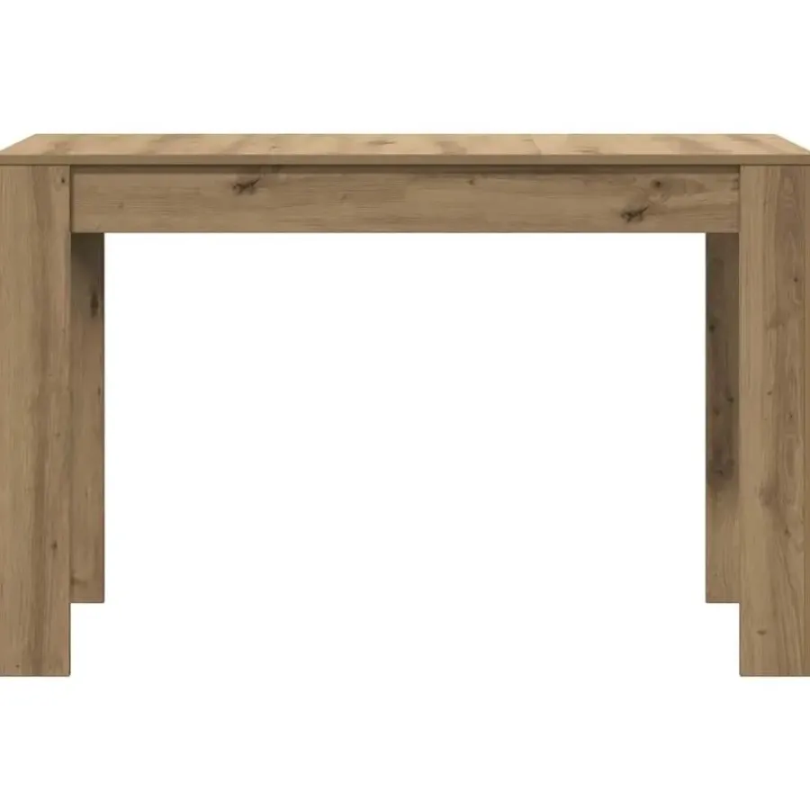 Rechthoekige Eettafels-vidaXL Eettafel - Rechthoekige tafel - Artisanaal eiken - Hout - 120x60 cm