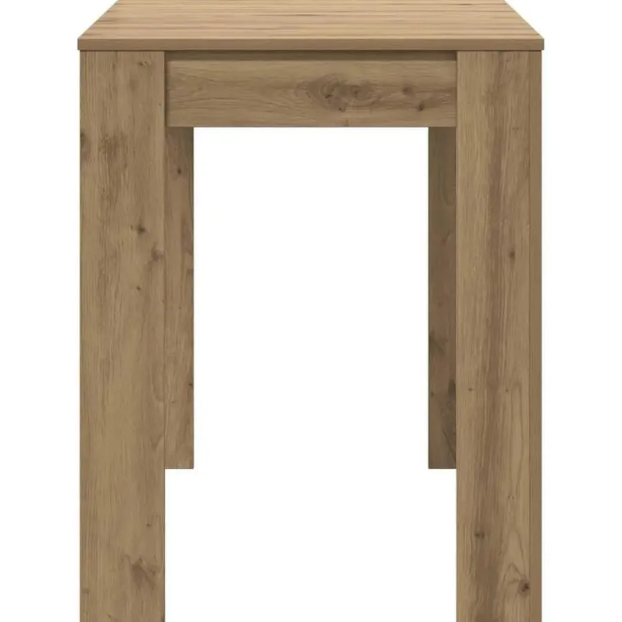 Rechthoekige Eettafels-vidaXL Eettafel - Rechthoekige tafel - Artisanaal eiken - Hout - 120x60 cm