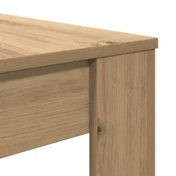 Rechthoekige Eettafels-vidaXL Eettafel - Rechthoekige tafel - Artisanaal eiken - Hout - 120x60 cm