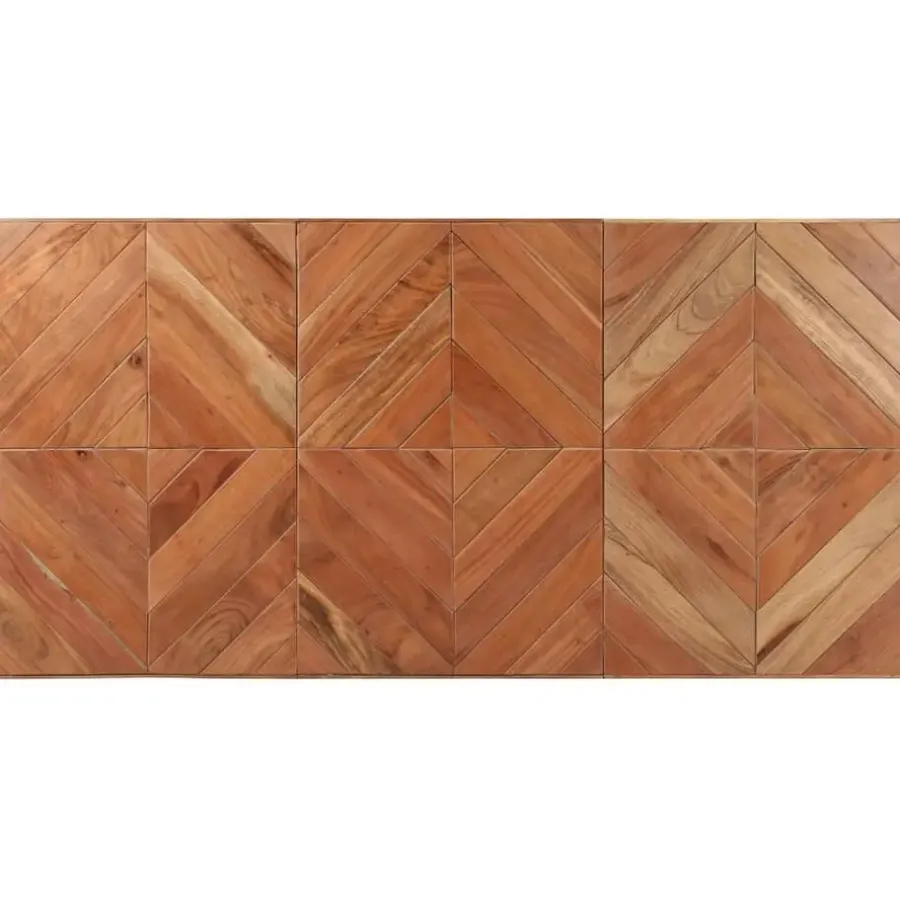 vidaXL Eettafel - Rechthoekige tafel - Massief acaciahout&mangohout - 140x70 cm
