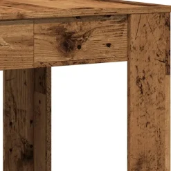 Rechthoekige Eettafels-vidaXL Eettafel - Rechthoekige tafel - Oud hout - Bewerkt hout - 140x74.5x76 cm