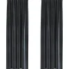 vidaXL Gordijnen - Verduisterend - Donkergrijs - 140x245 cm - Fluweel - 2 Stuks