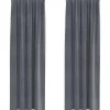 Kant &Amp; Klaar Gordijnen-vidaXL Gordijnen - Verduisterend - Lichtgrijs - 140x260 cm - Fluweel - 2 Stuks