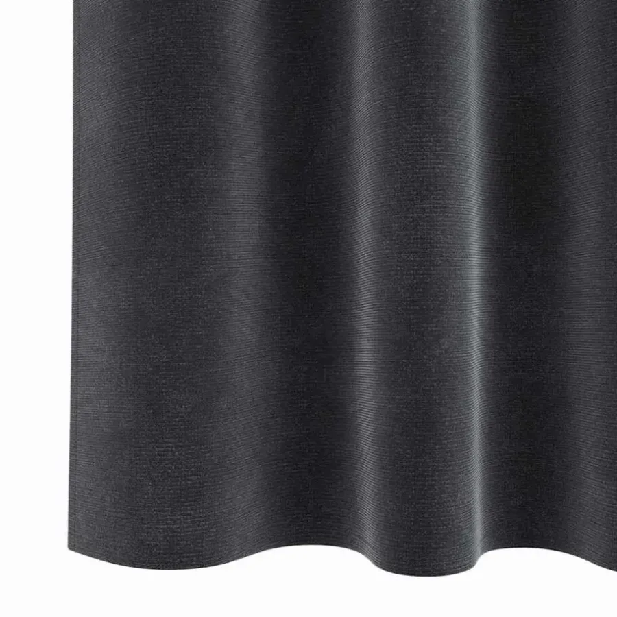 vidaXL Gordijnen - Verduisterend - Donkergrijs - 140x175 cm - Fluweel - 2 Stuks