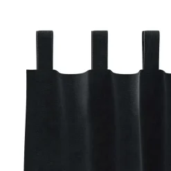 Kant &Amp; Klaar Gordijnen-vidaXL Gordijnen met lussen - Verduisterend - Zwart Fluweel - 140x225 cm - 2 St.