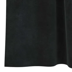 Kant &Amp; Klaar Gordijnen-vidaXL Gordijnen met lussen - Verduisterend - Zwart Fluweel - 140x225 cm - 2 St.