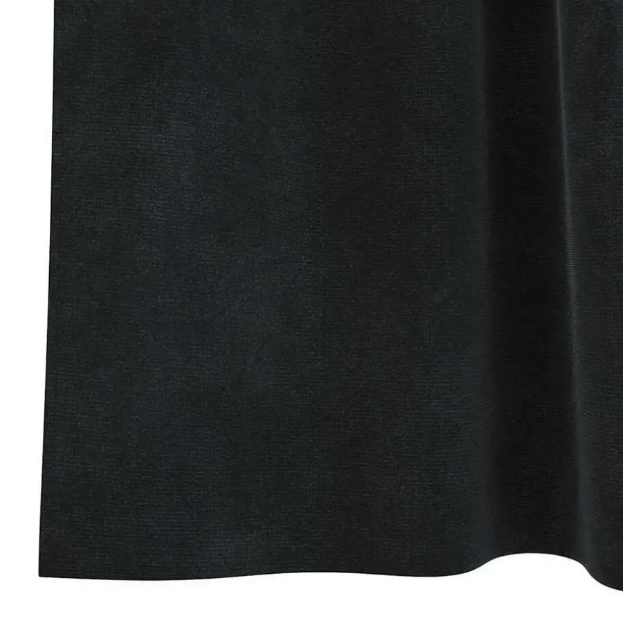 Kant &Amp; Klaar Gordijnen-vidaXL Gordijnen met lussen - Verduisterend - Zwart Fluweel - 140x225 cm - 2 St.