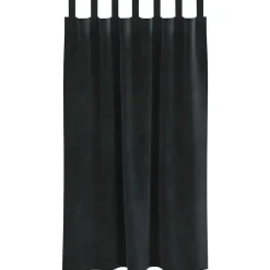 Kant &Amp; Klaar Gordijnen-vidaXL Gordijnen met lussen - Verduisterend - Zwart Fluweel - 140x175 cm - 2 St.