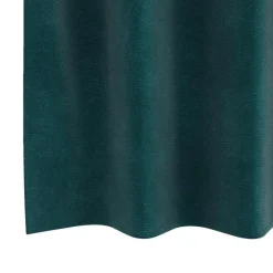 vidaXL Gordijnen met ringen - Donkergroen - 140x245 cm - Fluweel - 2 Stuks