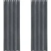 vidaXL Gordijnen met ringen - Lichtgrijs - 140x225 cm - Fluweel - 2 Stuks