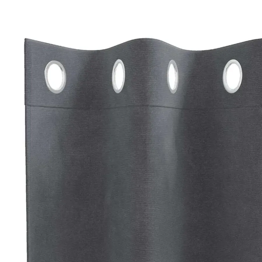 vidaXL Gordijnen met ringen - Lichtgrijs - 140x225 cm - Fluweel - 2 Stuks