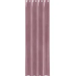 vidaXL Gordijnen met ringen - Donkerroze - 140x260 cm - Fluweel - 2 Stuks