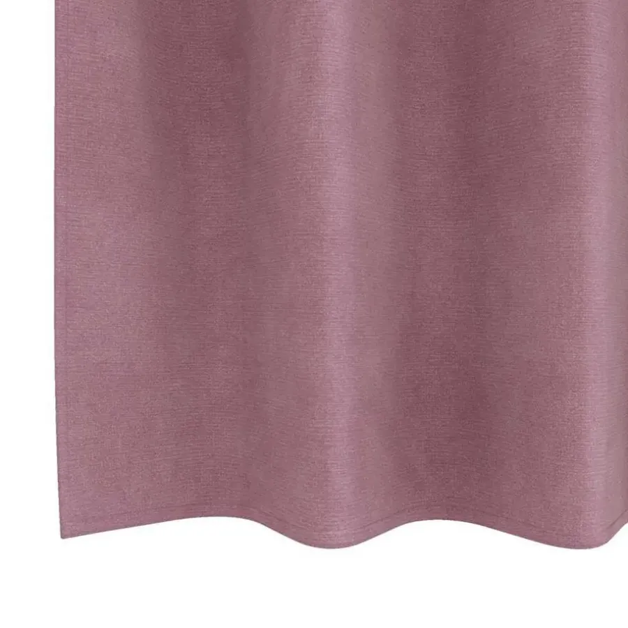 vidaXL Gordijnen met ringen - Donkerroze - 140x260 cm - Fluweel - 2 Stuks
