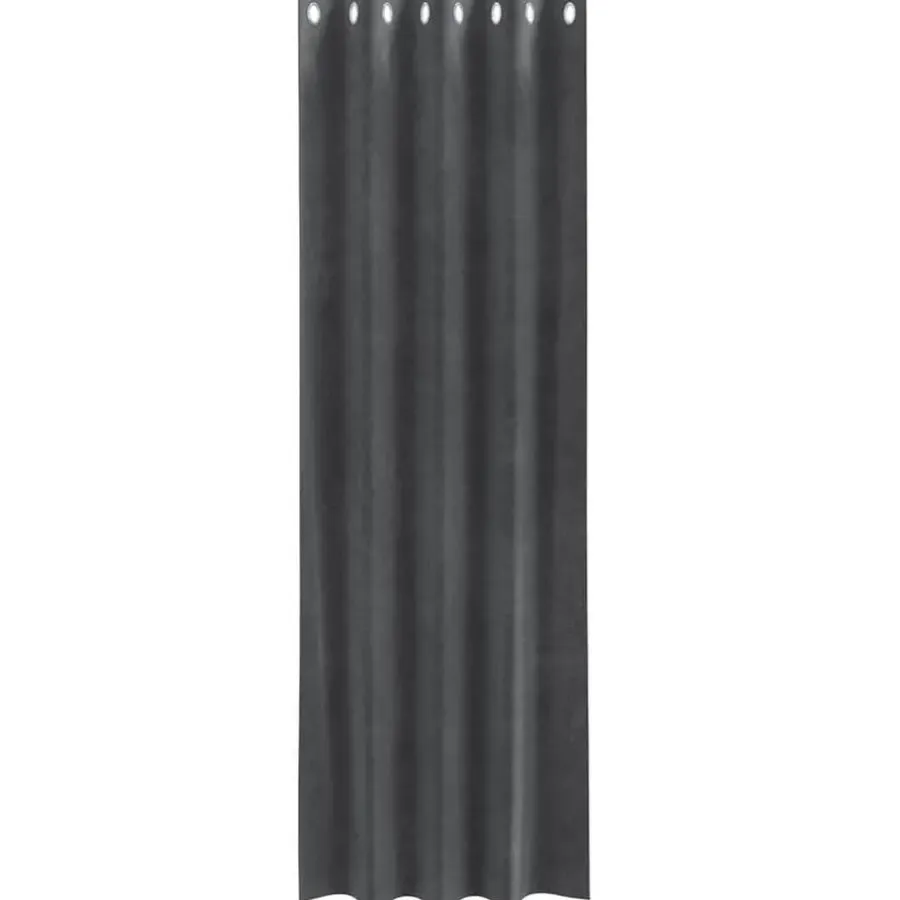 Kant &Amp; Klaar Gordijnen-vidaXL Gordijnen met ringen - Lichtgrijs - 140x225 cm - Fluweel - 2 Stuks