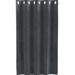vidaXL Gordijnen met ringen - Lichtgrijs - 140x140 cm - Fluweel - 2 Stuks