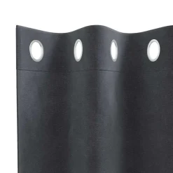 vidaXL Gordijnen met ringen - Lichtgrijs - 140x140 cm - Fluweel - 2 Stuks