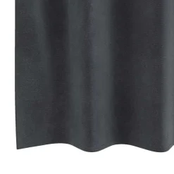 vidaXL Gordijnen met ringen - Lichtgrijs - 140x140 cm - Fluweel - 2 Stuks