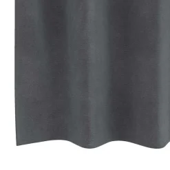 vidaXL Gordijnen met ringen - Lichtgrijs - 140x175 cm - Fluweel - 2 Stuks