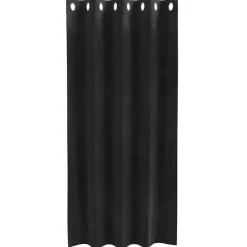 Kant &Amp; Klaar Gordijnen-vidaXL Gordijnen met ringen - Verduisterend - Zwart Fluweel - 140x175 cm - 2 St.