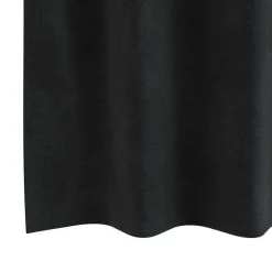 Kant &Amp; Klaar Gordijnen-vidaXL Gordijnen met ringen - Verduisterend - Zwart Fluweel - 140x175 cm - 2 St.