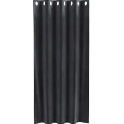 Kant &Amp; Klaar Gordijnen-vidaXL Gordijnen met ringen - Donkergrijs - 140x175 cm - Fluweel - 2 Stuks