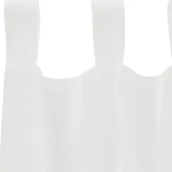 vidaXL Gordijnen van voile met lussen - Wit - 140x245 cm - Stof - 2 Stuks