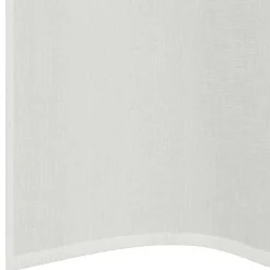 vidaXL Gordijnen van voile met ringen - Wit - 140x260 cm - Stof - 2 Stuks